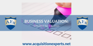 Checklist for Valuation
