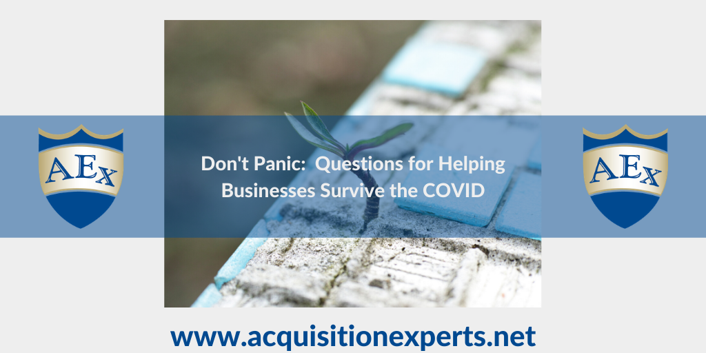 Questions for Helping Businesses Survive the COVID